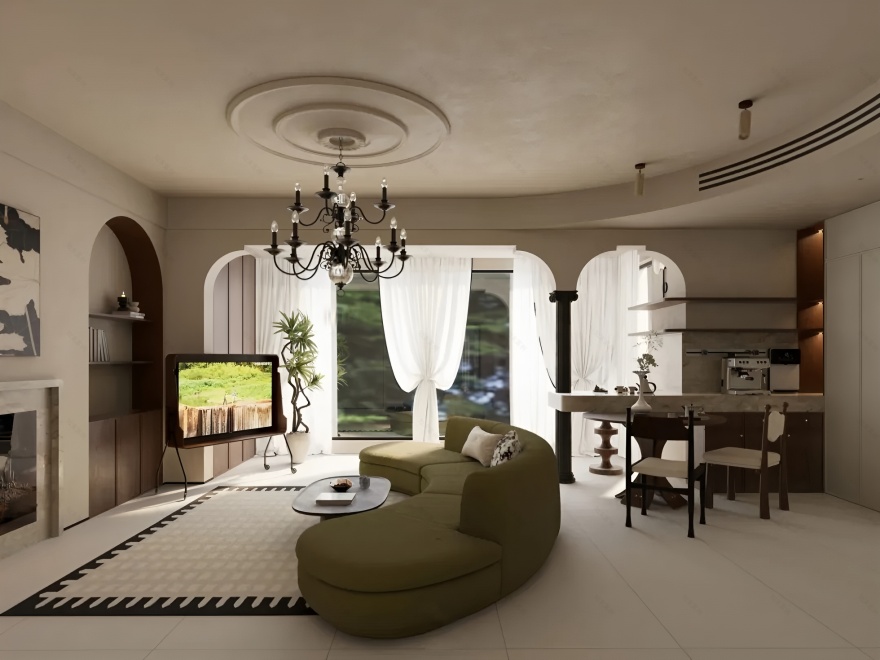 四川132 m²江南里丨中国四川丨宅南空间设计事务所-7