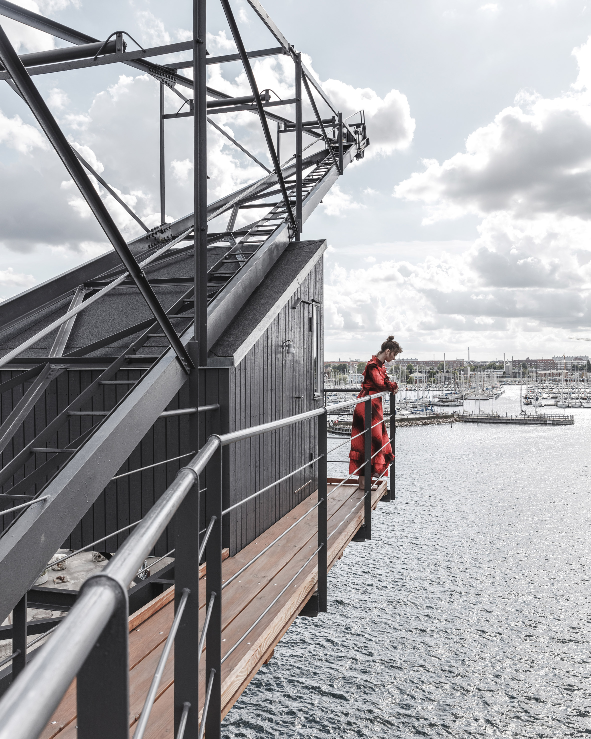 A former Copenhagen coal crane is transformed into a private retreat-24