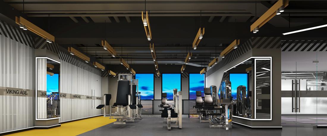 西安某健身房 | 精致设计，打造运动新空间-6