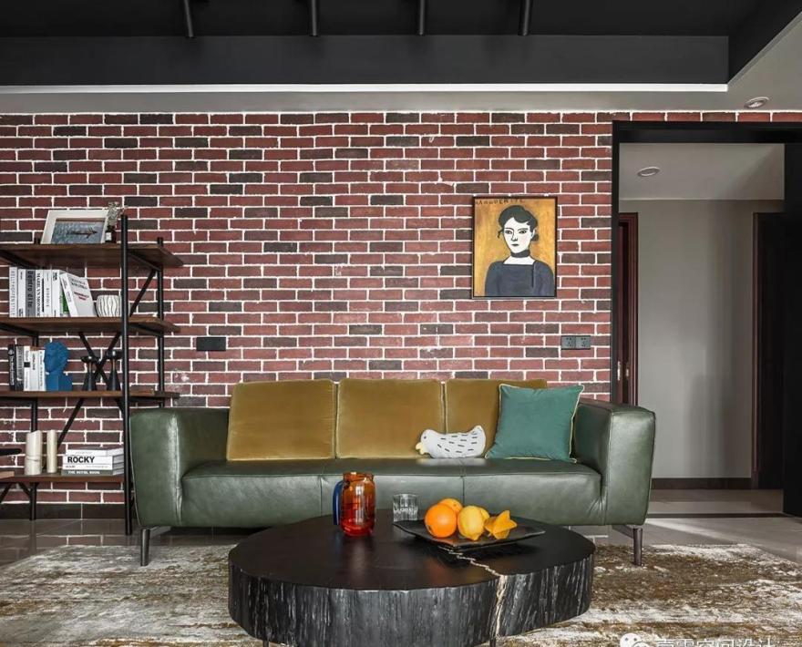 131㎡工业风精装房设计,演绎复古个性生活-0