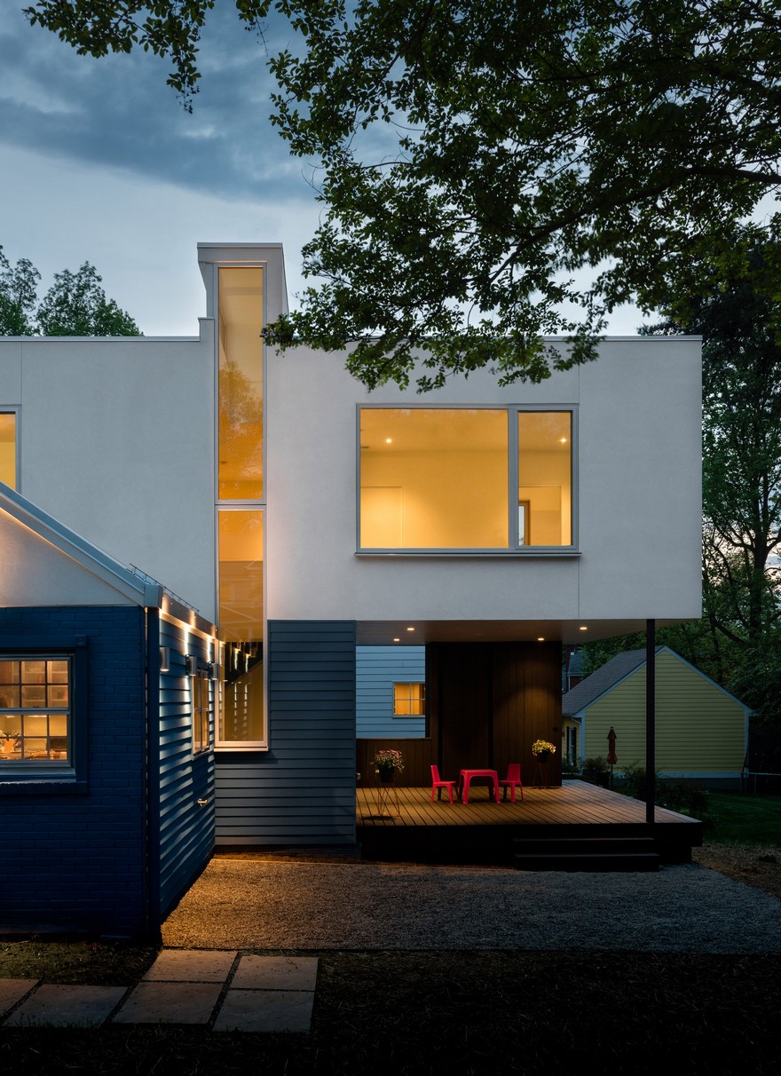 Contemporary Box-Shaped Extension for a Bungalow Home in Maryland-6