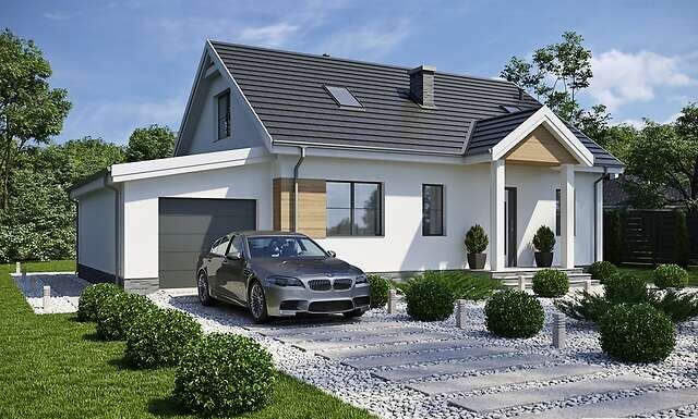 现代带阁楼房屋项目-13