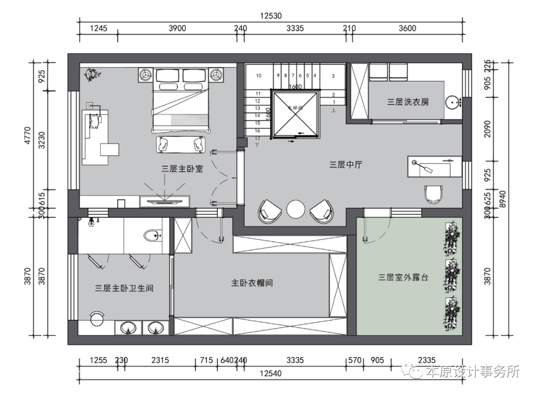 400㎡新中式别墅丨本原设计事务所-66