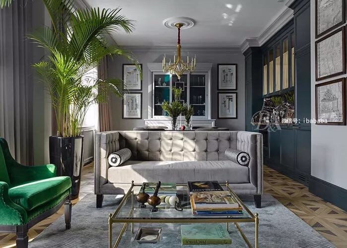 高级灰+绿色，自然派氧气空间：撩人上演都市新优雅-13