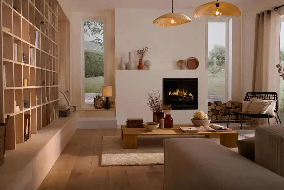 现代舒适客厅的定制书架设计-3