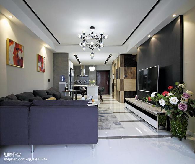 22万元复式150平米装修案例·效果图  将爱·90后小夫妻的黑白调-11