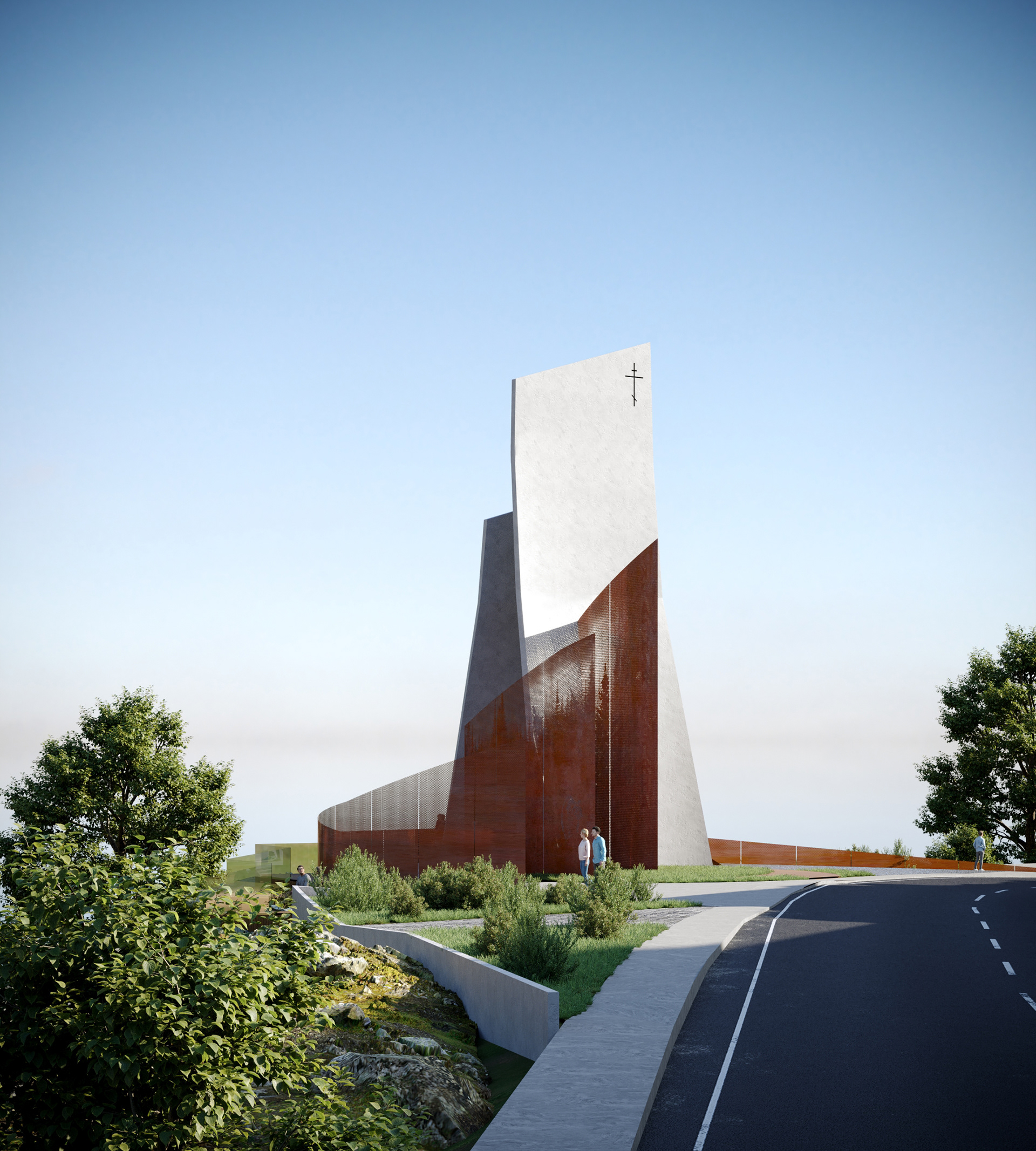 Krasnaya Polyana 村入口标志设计项目-2