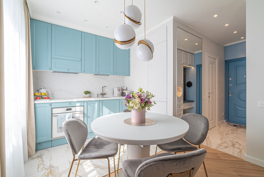 现代经典风格 35 平方米公寓丨Студия дизайна и ремонта Katushhha-0