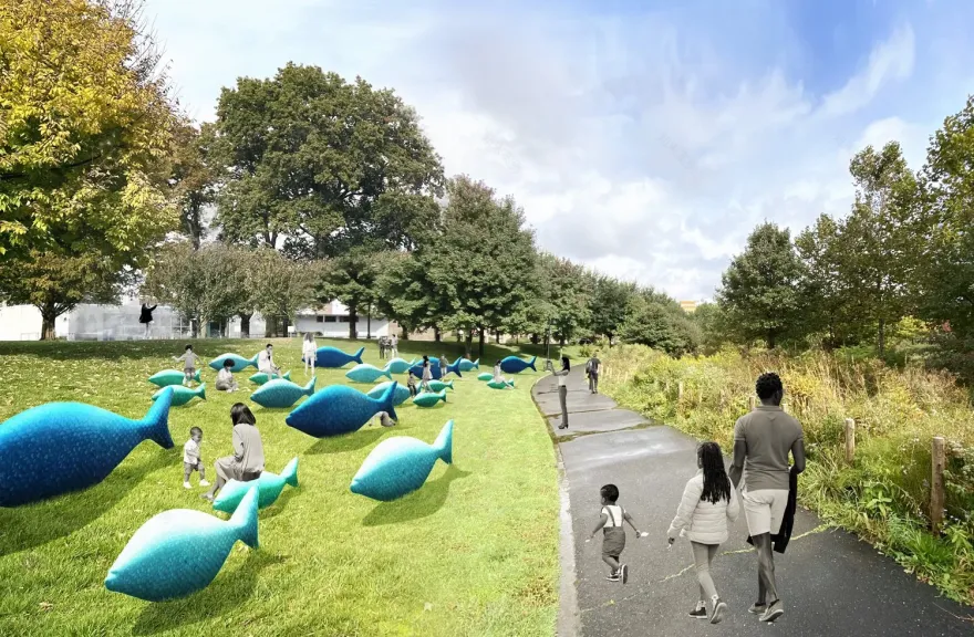 米尔河公园地形工程丨美国康涅狄格-13