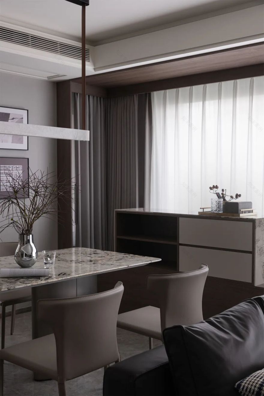 内舍软装丨139㎡意式风住宅,简而有序,勾勒摩登意式生活美学!-20