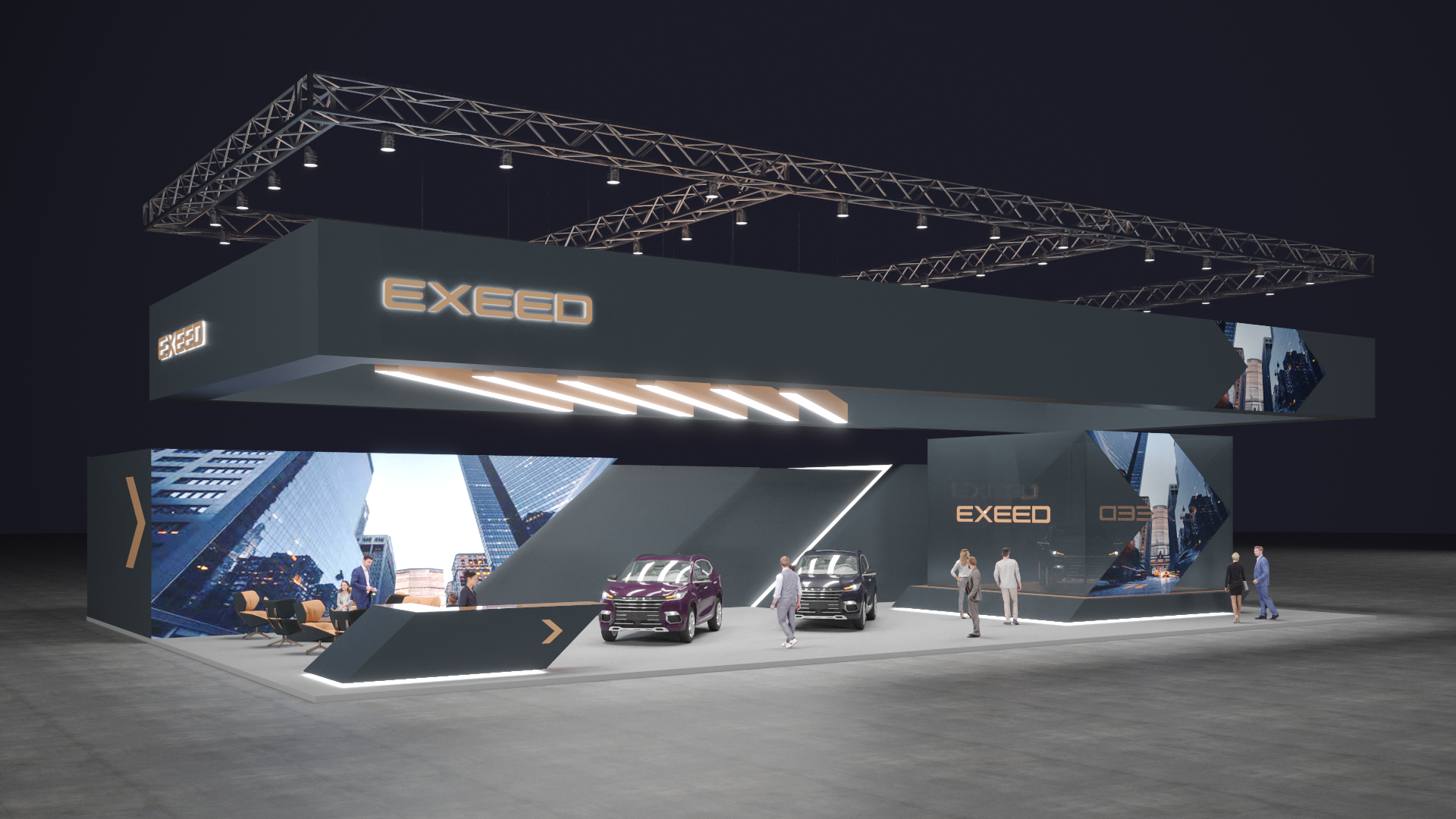 NEW AUTO LAUNCH/ EXHIBITION STAND-4