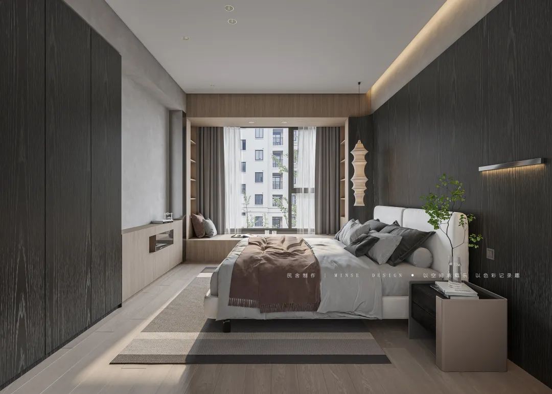 音乐老师的深色调温暖之家-36