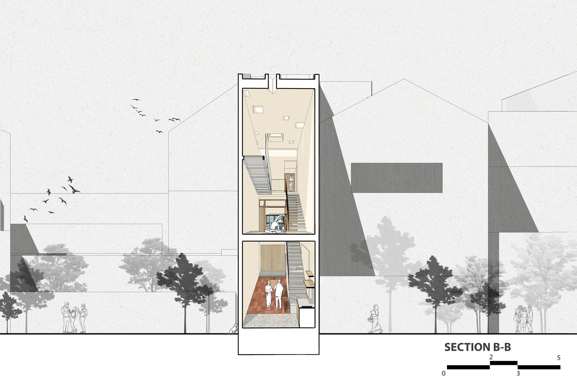 3x30 Introverted House / dmarchitects-14