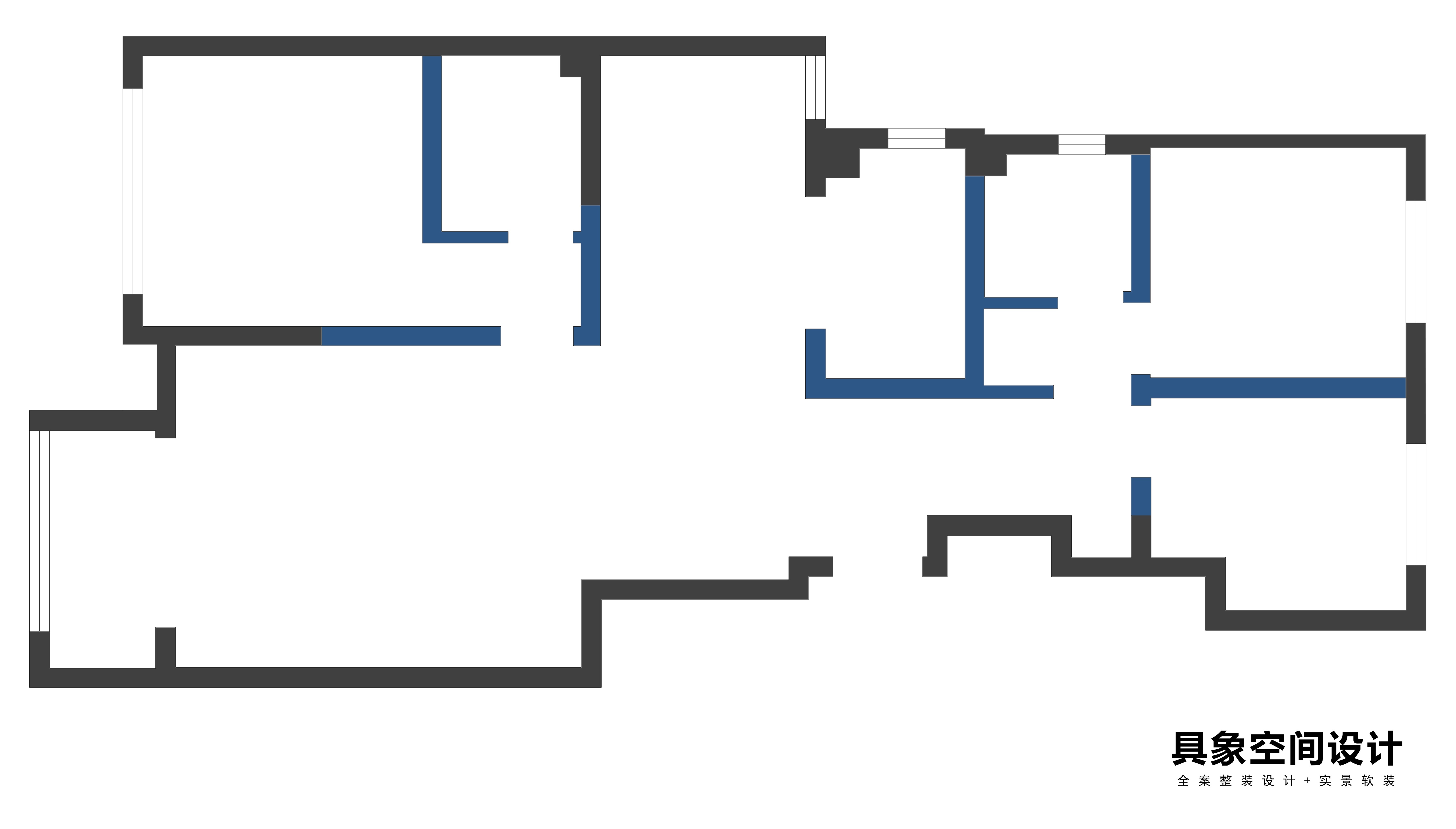 德州禹城小户型大岛台设计丨中国德州丨具象空间设计-4