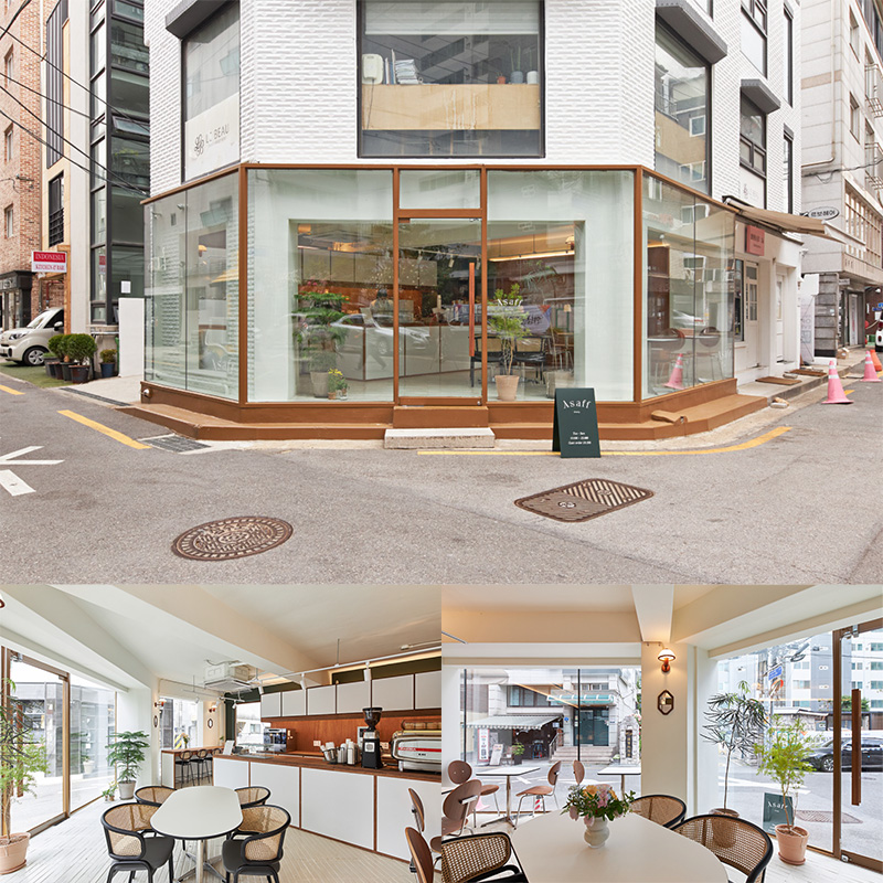 简约白与木的优雅融合 | 12 平米咖啡模型装修费用-1