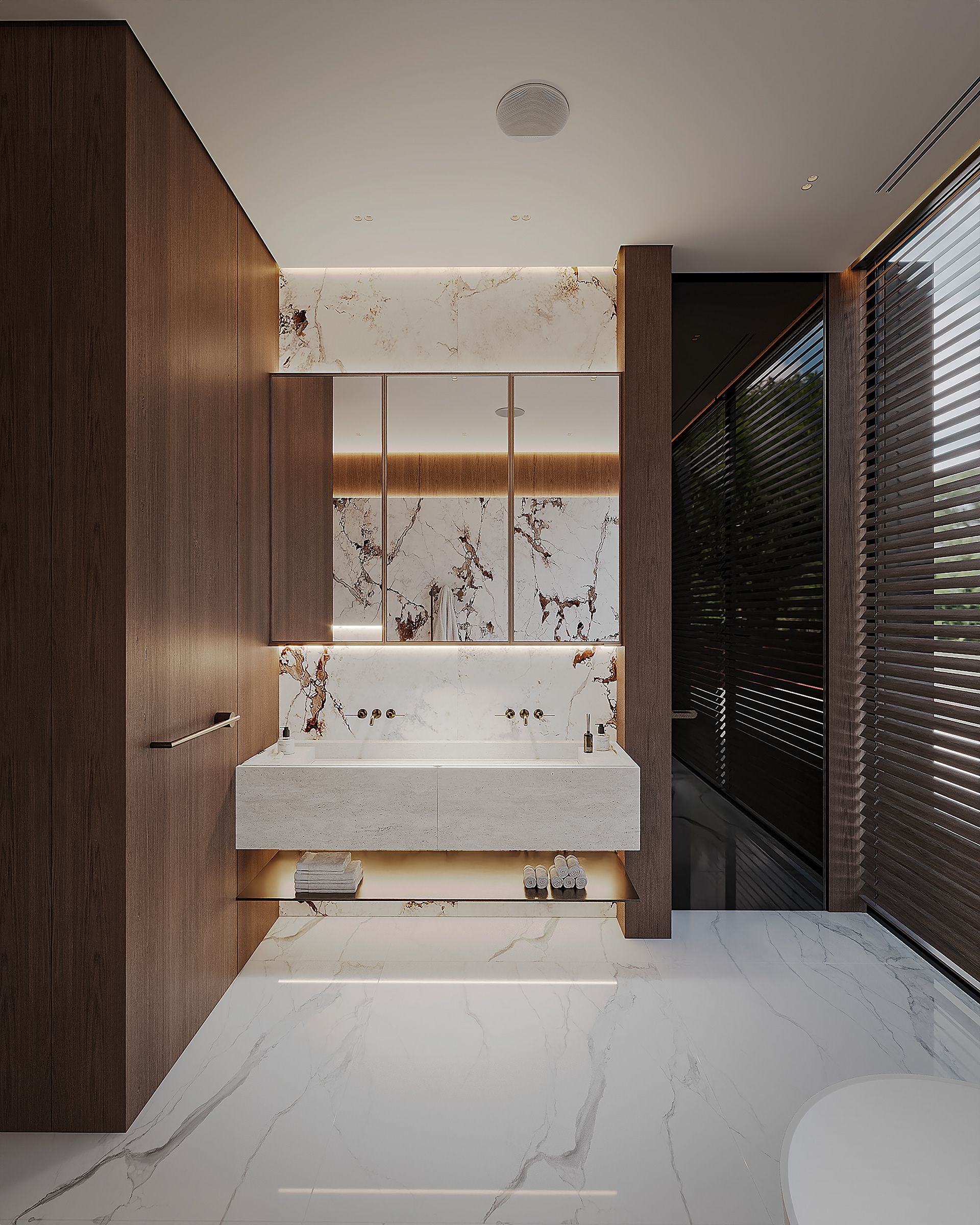 朱美拉现代奢华浴室丨United Arab EmiratesDubai-5