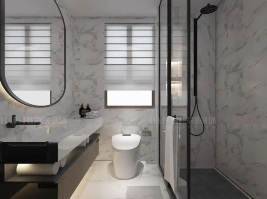 百视装饰·汀海壹品现代轻奢设计案例解析-35