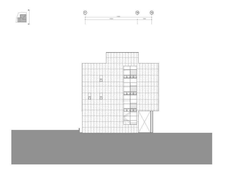 借鉴工厂建筑和钢结构几何感和谐的仓储式办公楼设计丨韩国南杨州市丨戈者设计-20