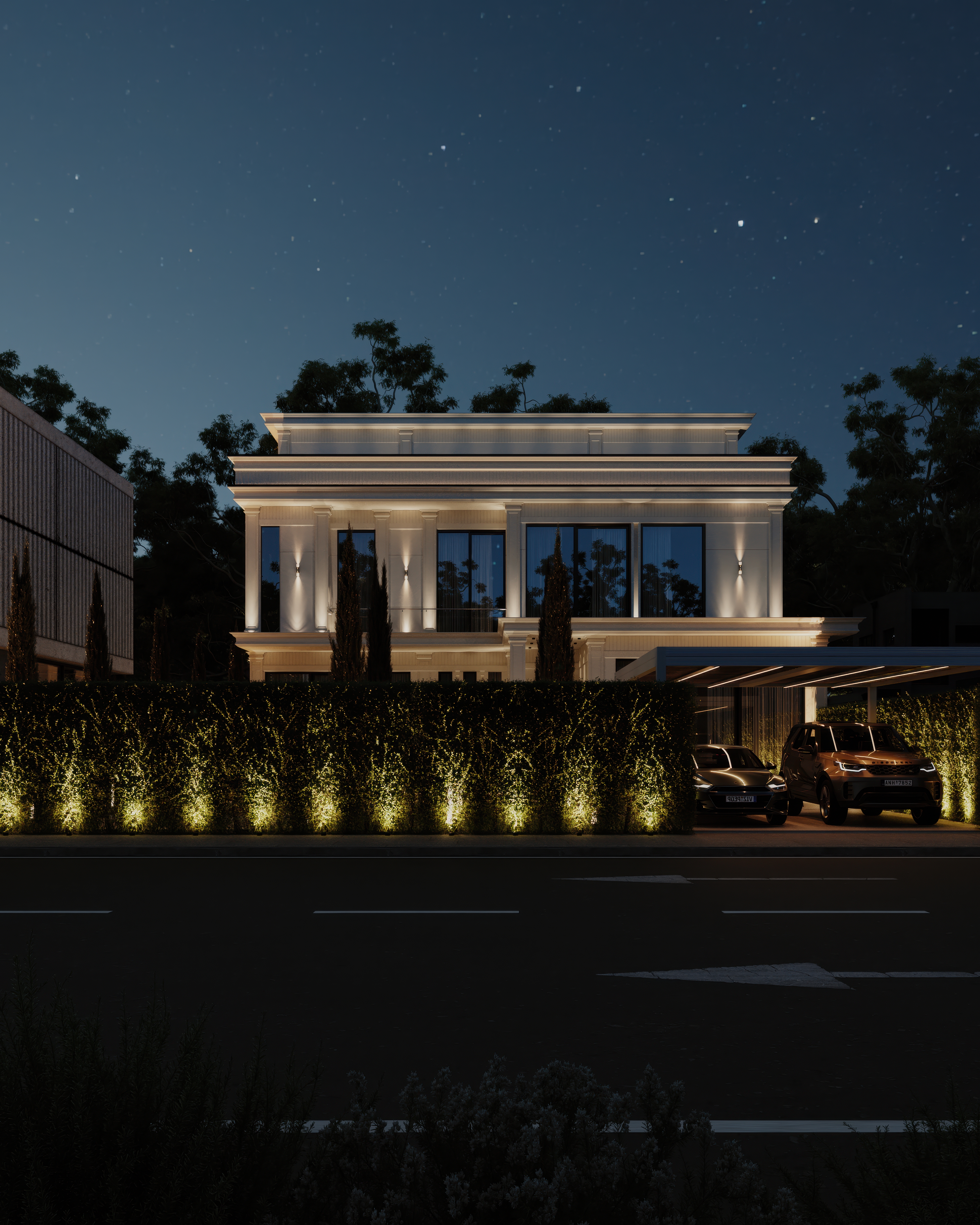 Molhum Villa Facade Design - Neo-classic Alternative-5
