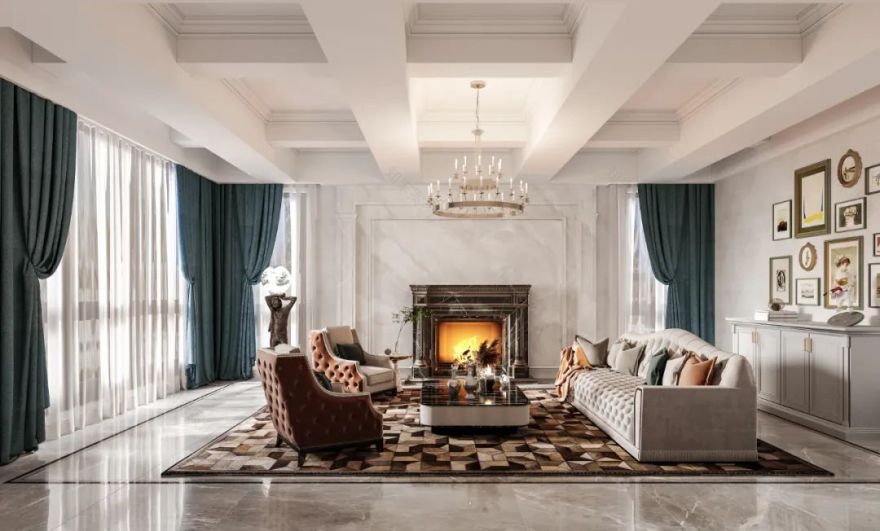 1500㎡独栋美式别墅 | 时尚大气,奢悦质臻-23