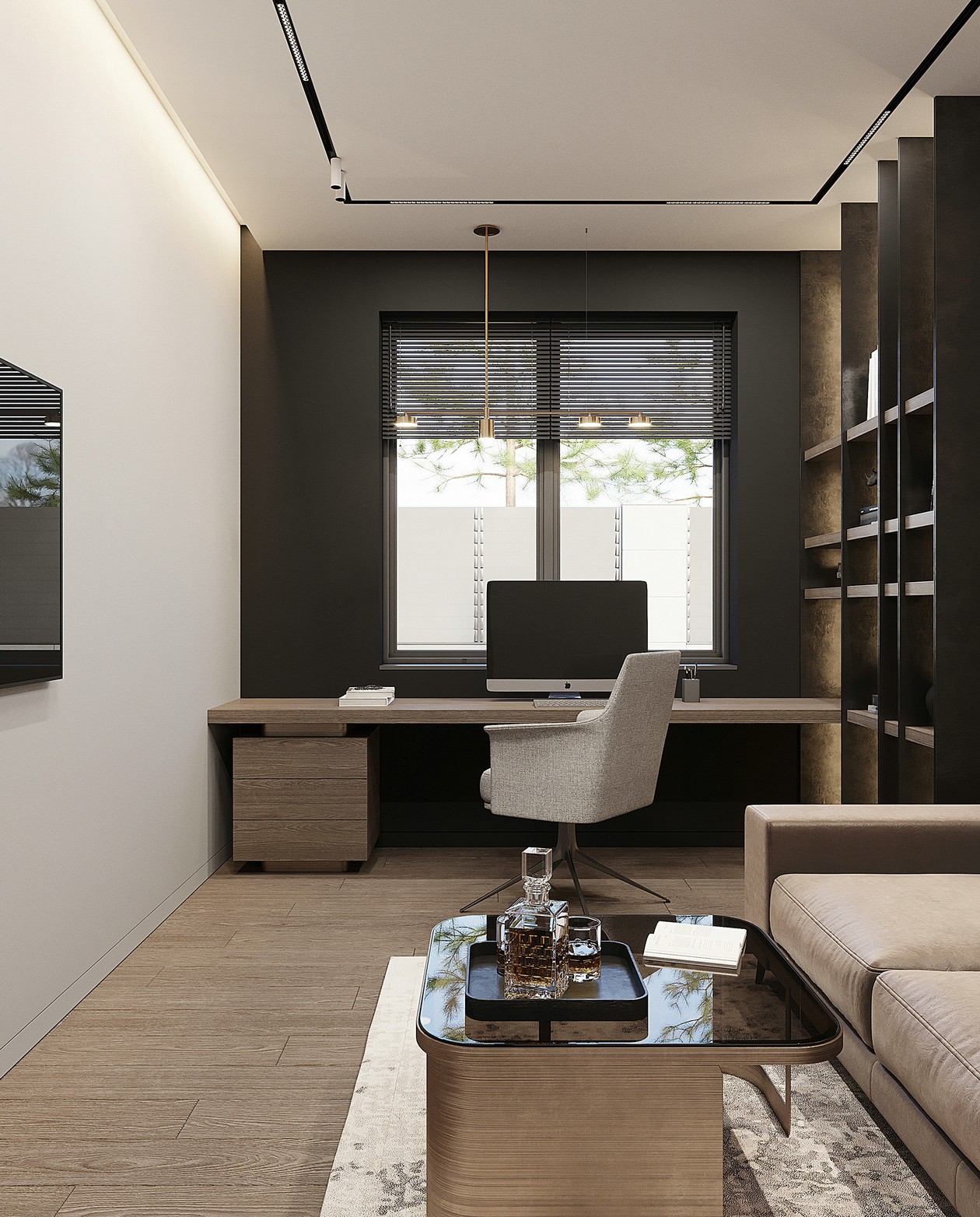 80㎡高级色系公寓设计 这才叫格调！-26