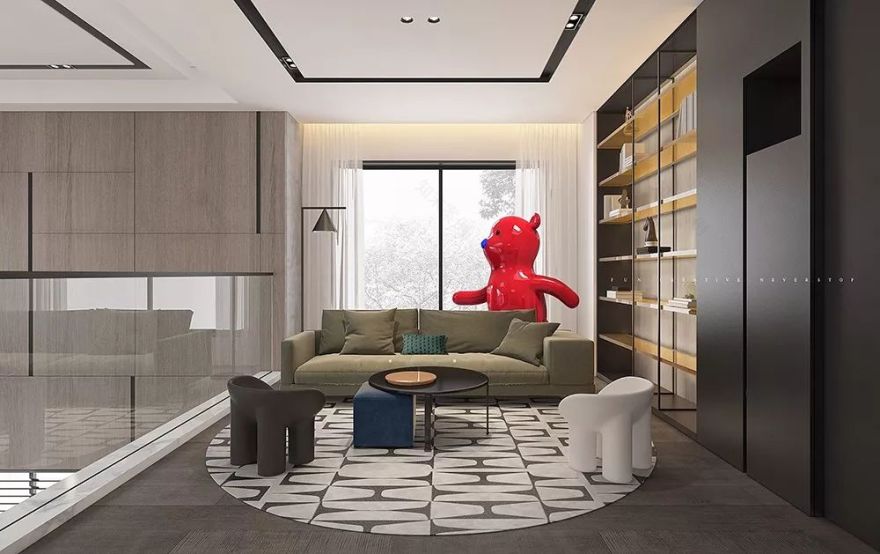 绍兴白鹭金滩现代简约住宅设计-67