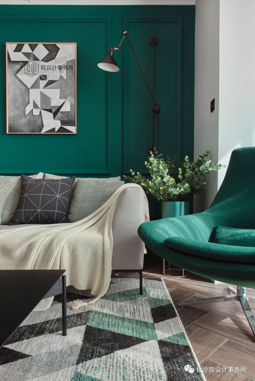 复古绿丝绒,摩登与怀旧共生-18