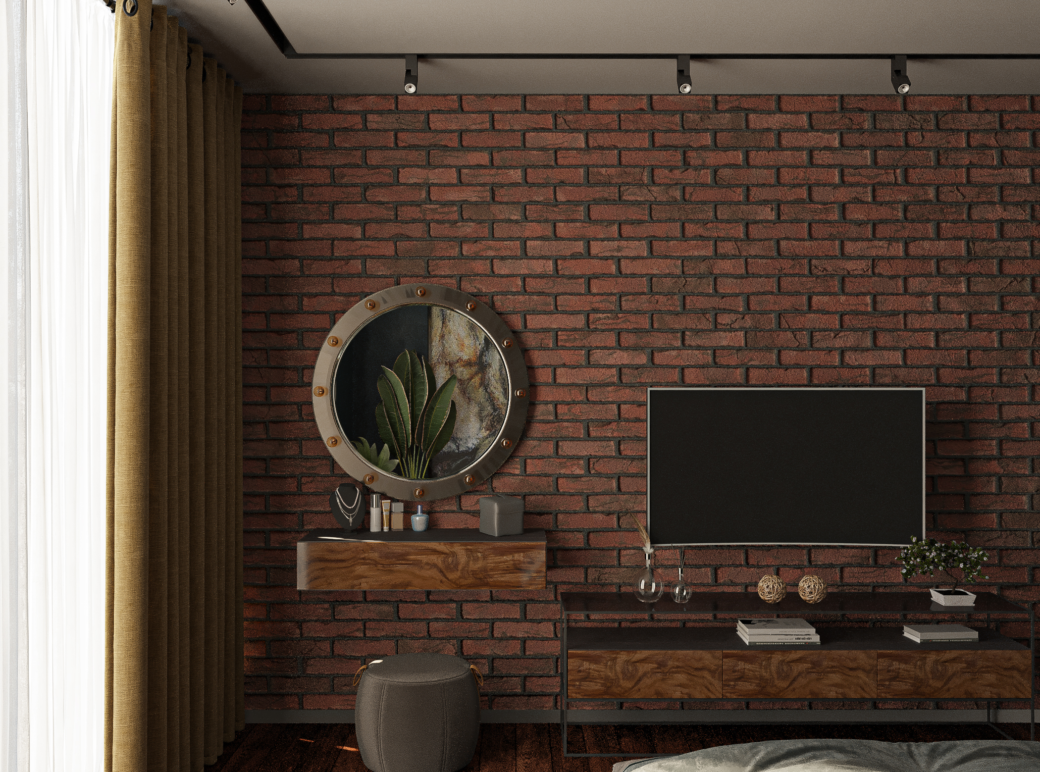 Loft 风格卧室设计-5