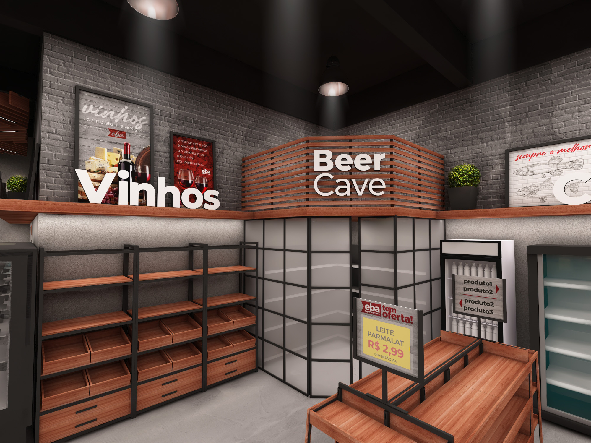 Eba Supermarket Signage | Comunicação Visual-6