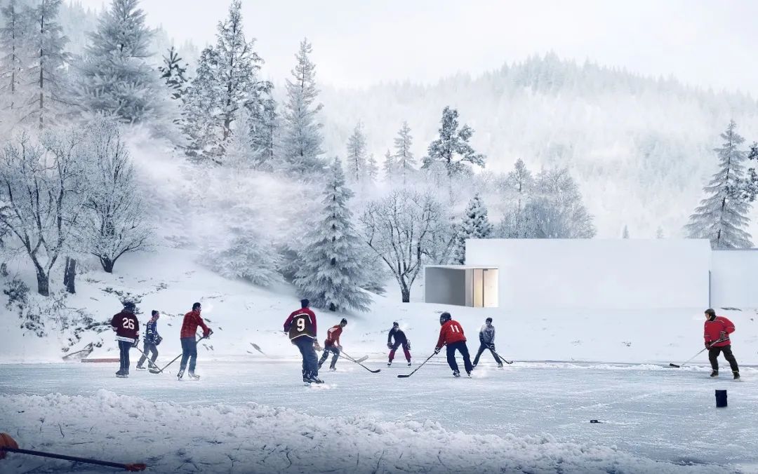 吉林密林中的生态冬令营游客中心-49