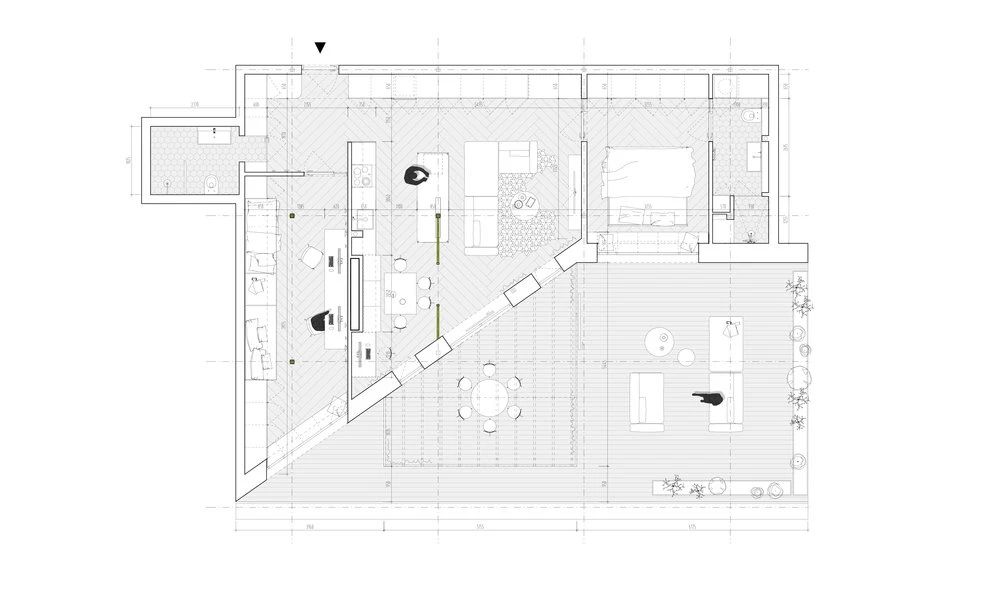 斯洛伐克不规则公寓翻新丨KuklicaSmerek-3