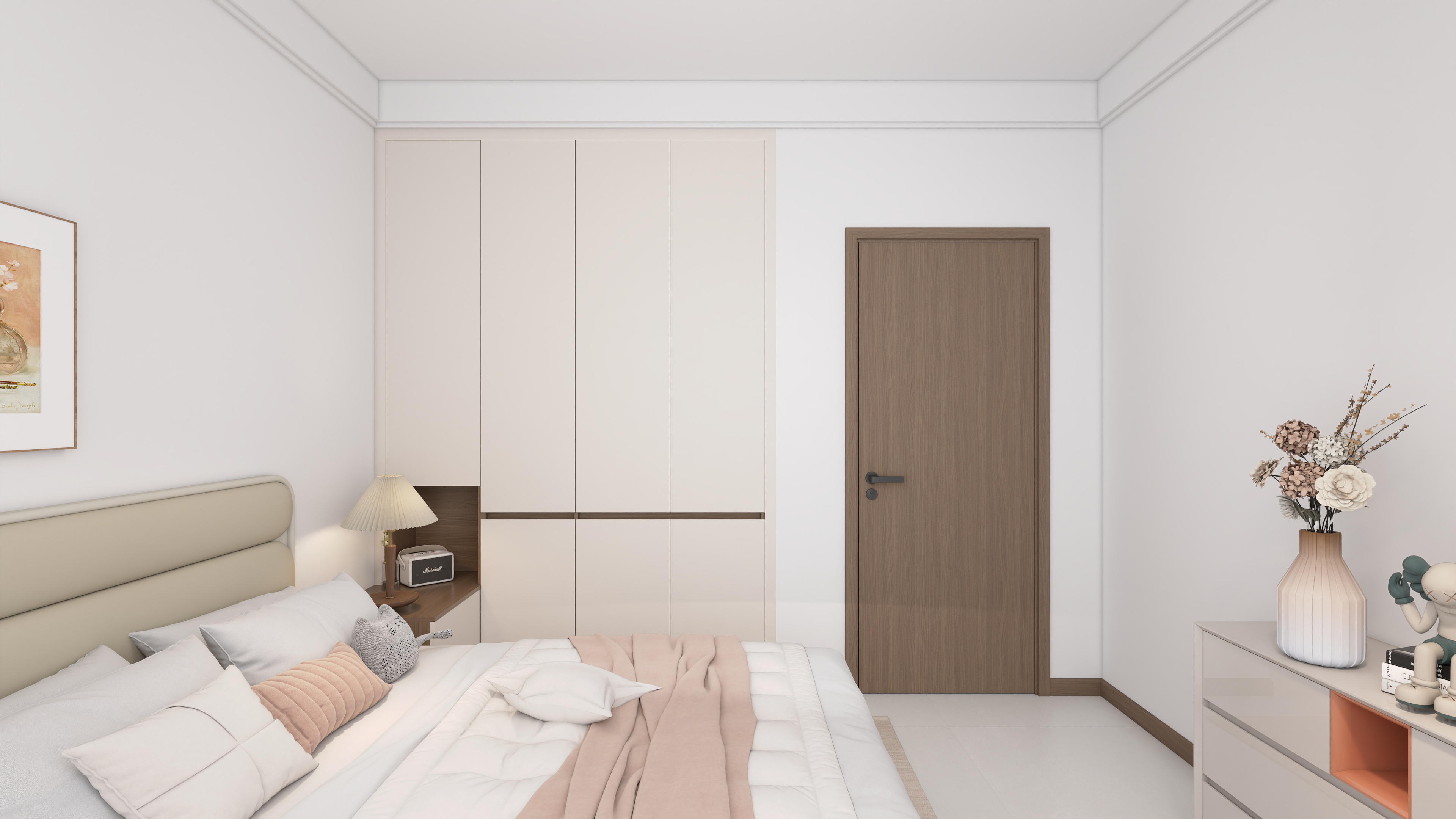 现代风格：温馨的家（木色+象牙白）-0