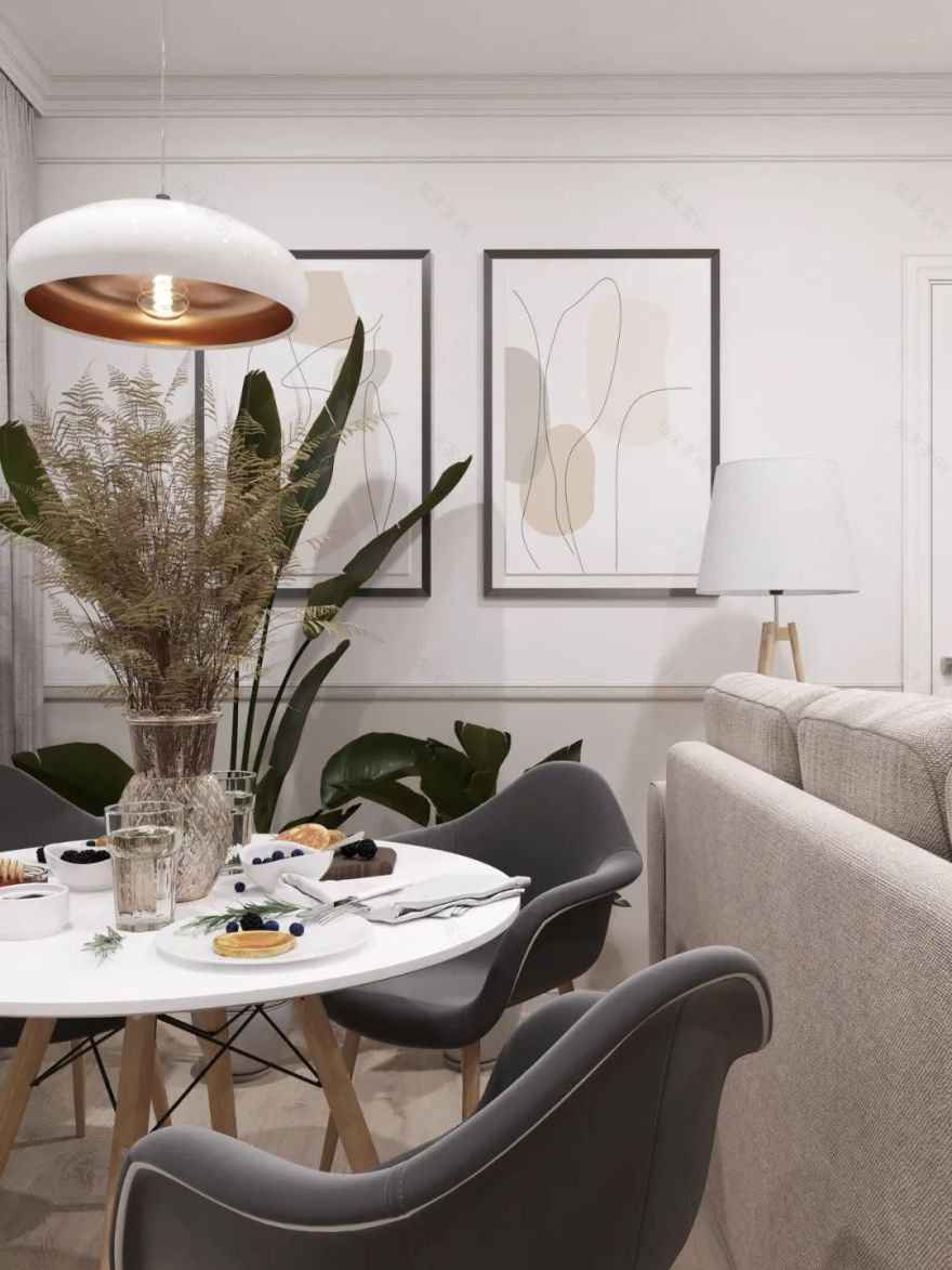 现代温馨又清爽 54㎡小宅-8