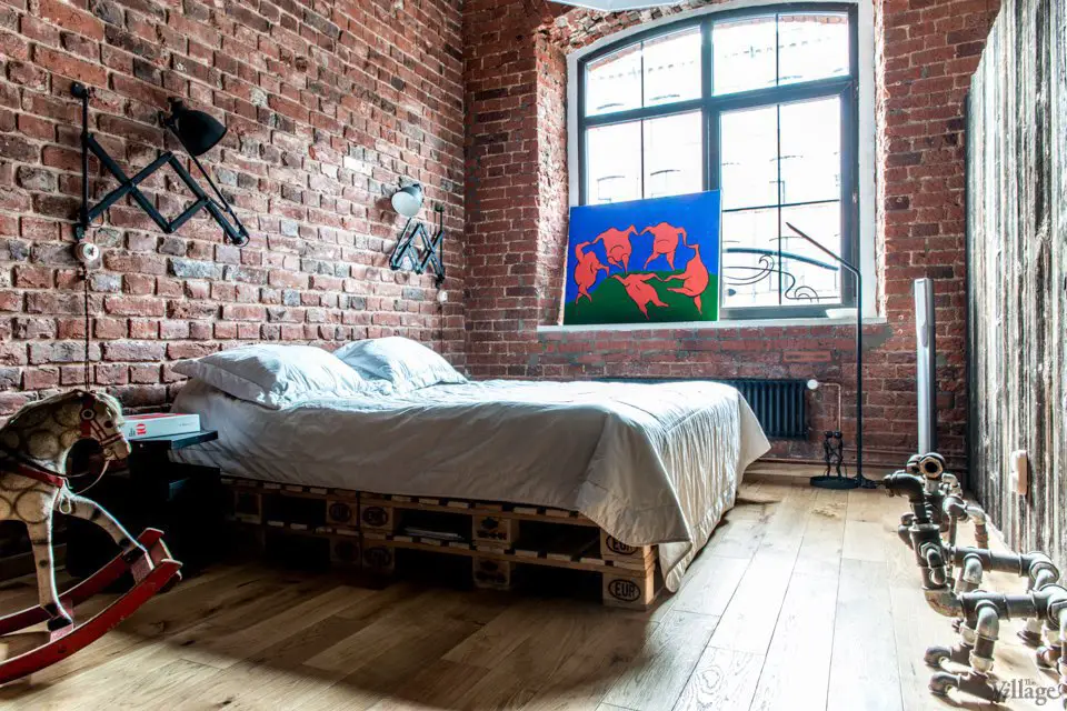 莫斯科旧纺织厂改造的工业风 Loft-15