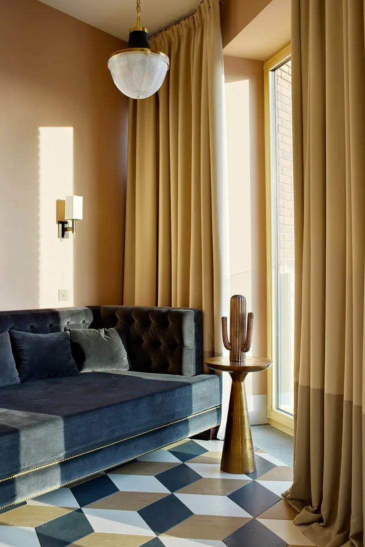 俄罗斯轻奢法式公寓设计丨俄罗斯莫斯科丨Katerina Lashmanova 设计工作室-69