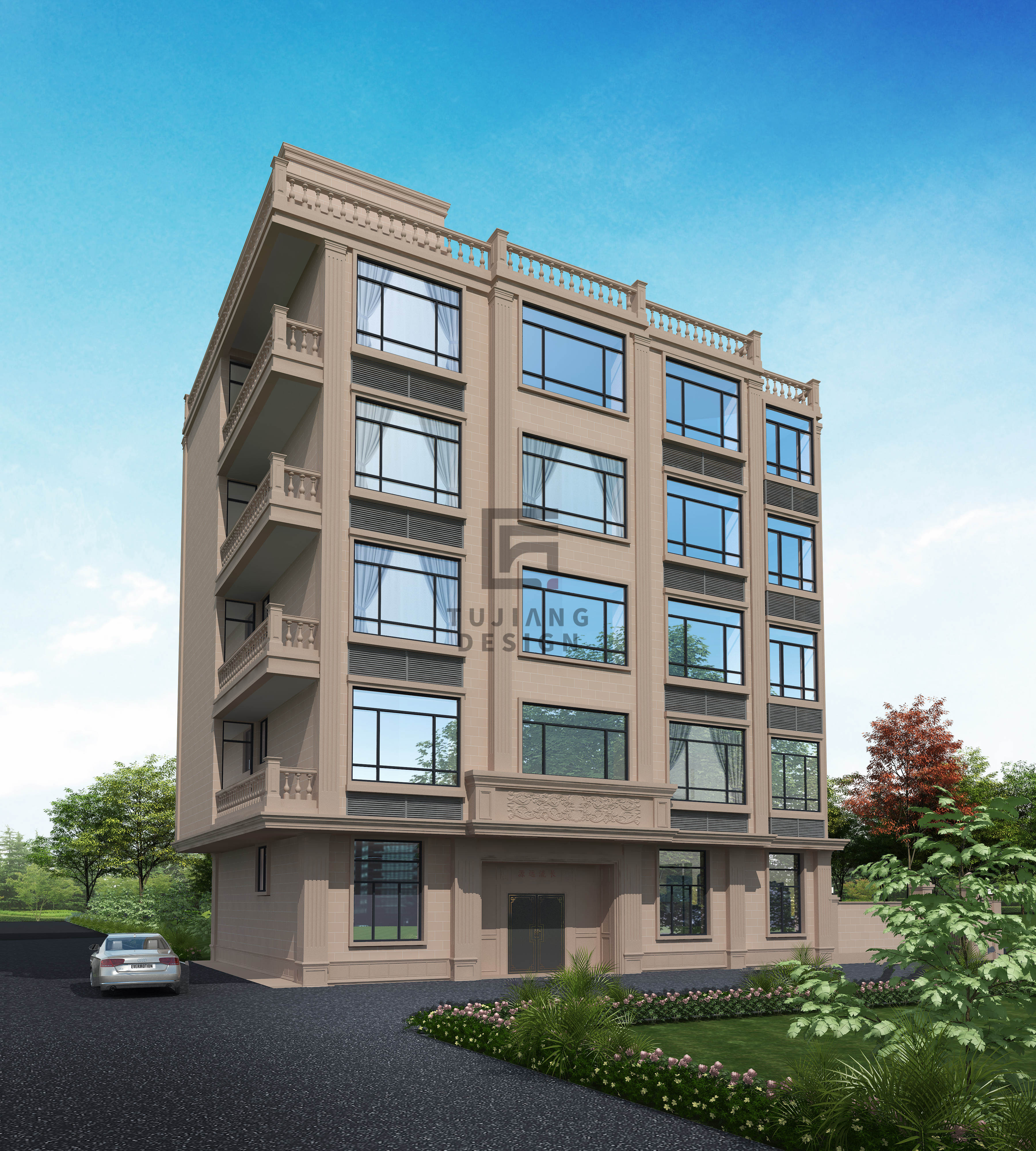 高颜值别墅外立面设计-5