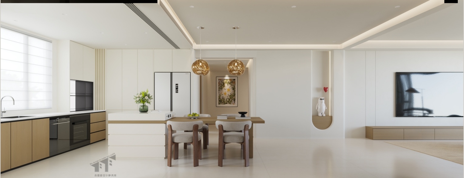 吉盈豪设计| 住宅设计，永远爱住的盐系美宅-2