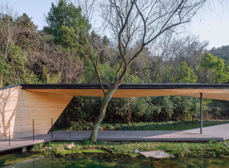 浙江音乐学院「溪上飞檐」丨中国杭州丨line+建筑事务所,gad-128