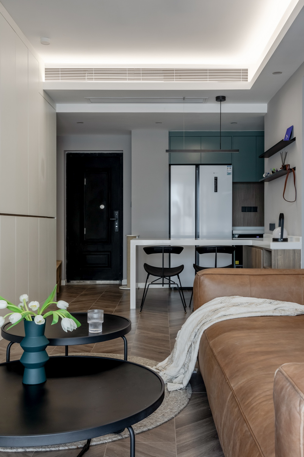 秋日暖阳 · 小户型高级灰设计-34