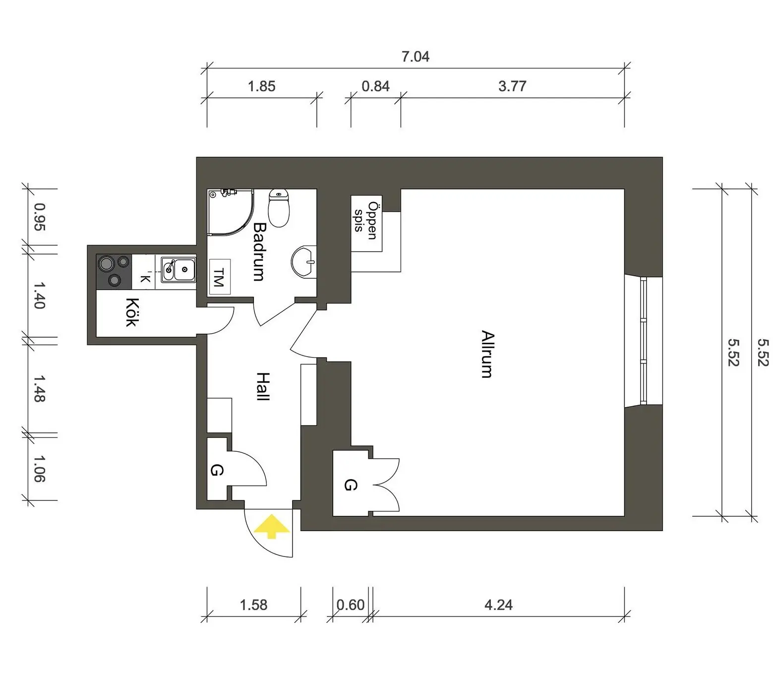 39m²瑞典工作室，小空间大舒适-16