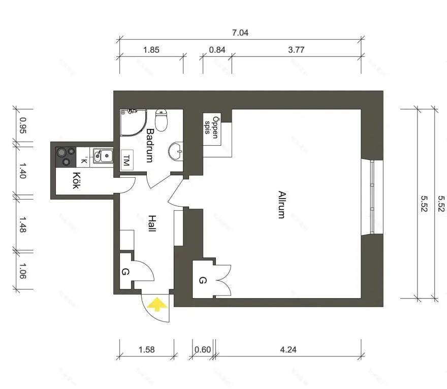 39m²瑞典工作室,小空间大舒适-16