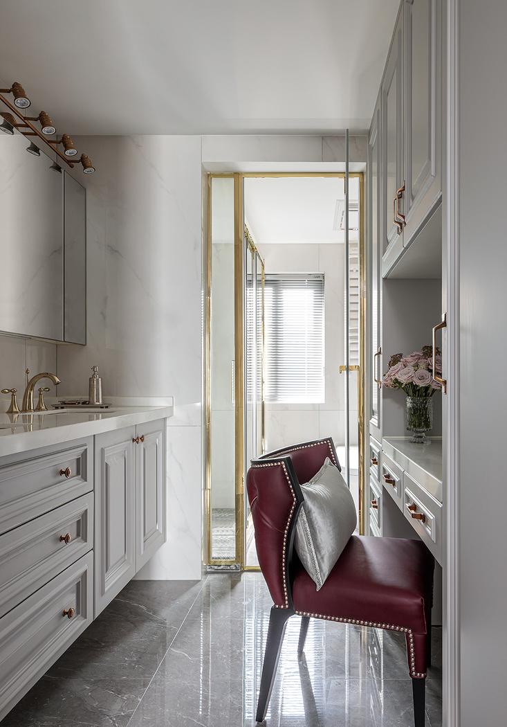 现代工业风精装房改造-46