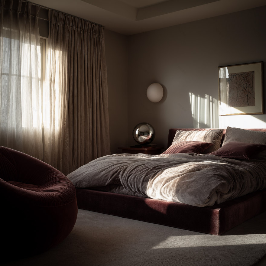 银色与勃艮第红色内饰概念-7