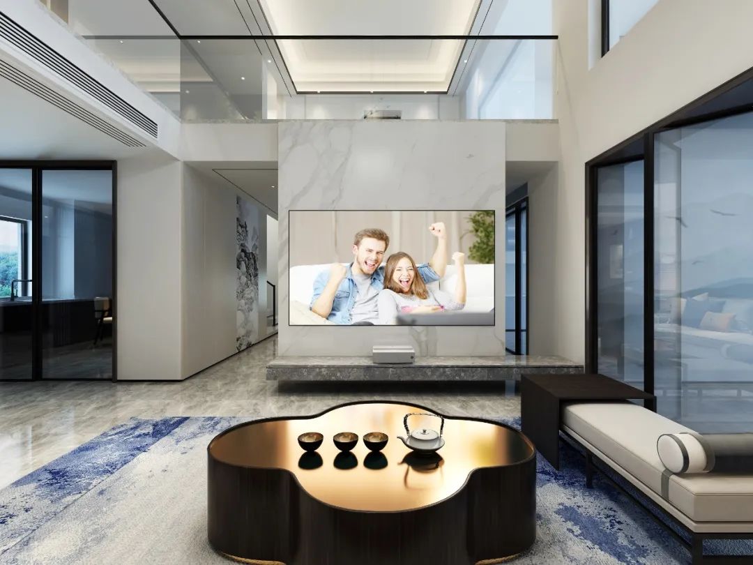 百吋明基激光电视打造大气共享客厅-7
