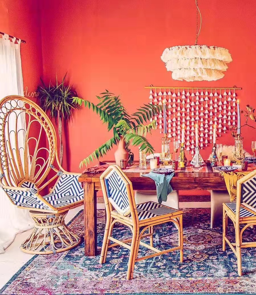 狂野，自由，色彩鲜活，波西米亚风！#轻奢美式风格-1