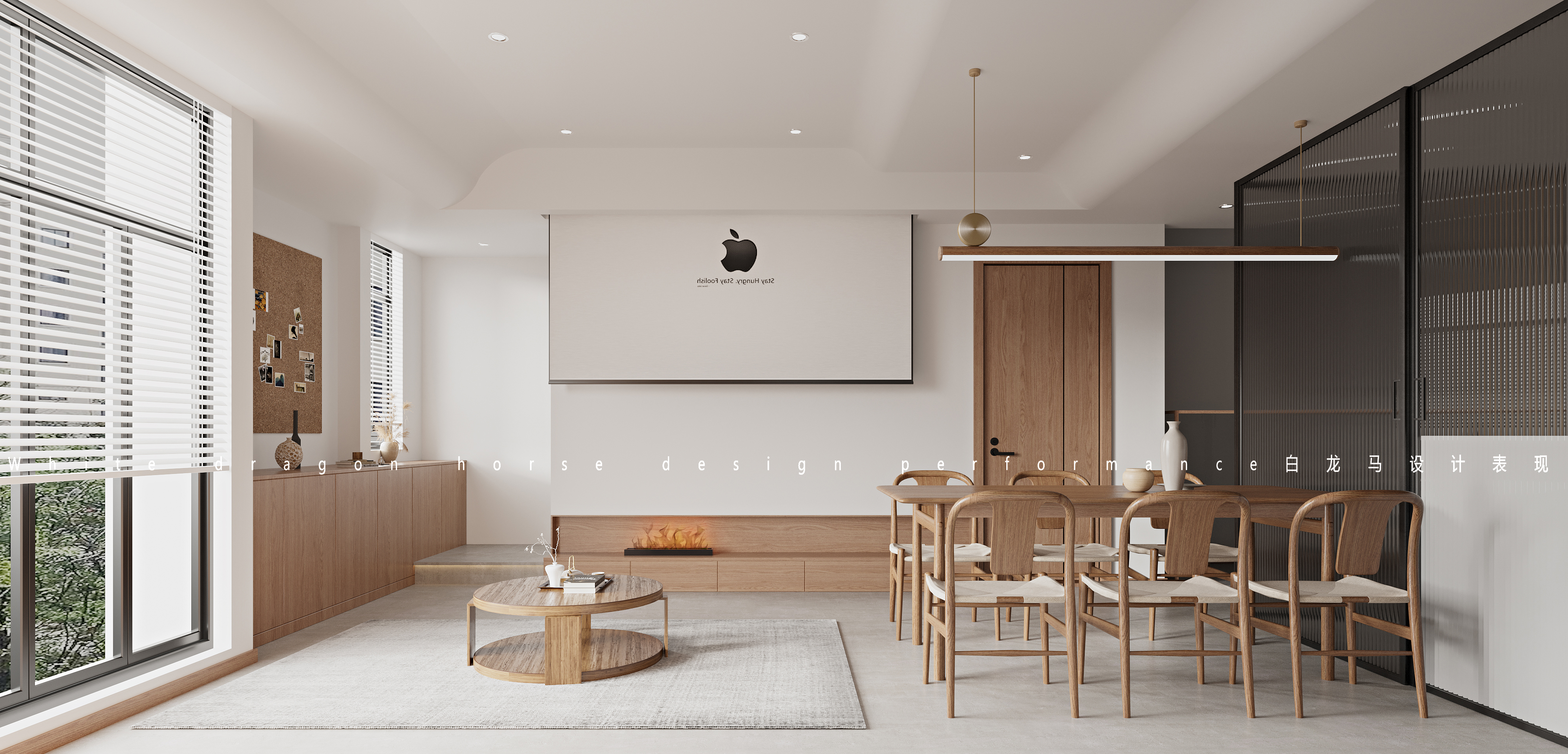 现代日式——白龙马效果图-7