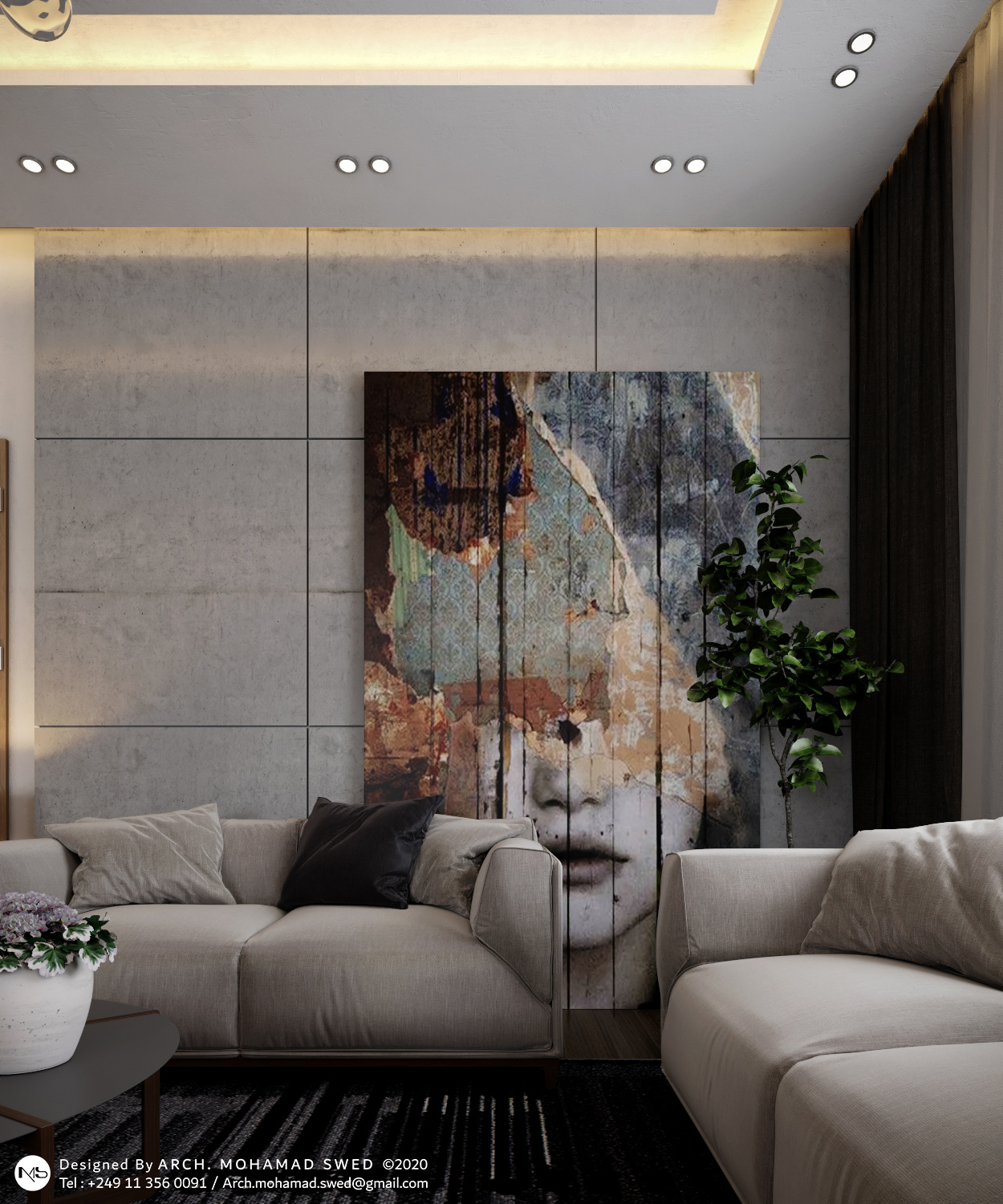 现代沙龙 KH丨苏丹喀土穆丨Arch. Mohamad Swed-8