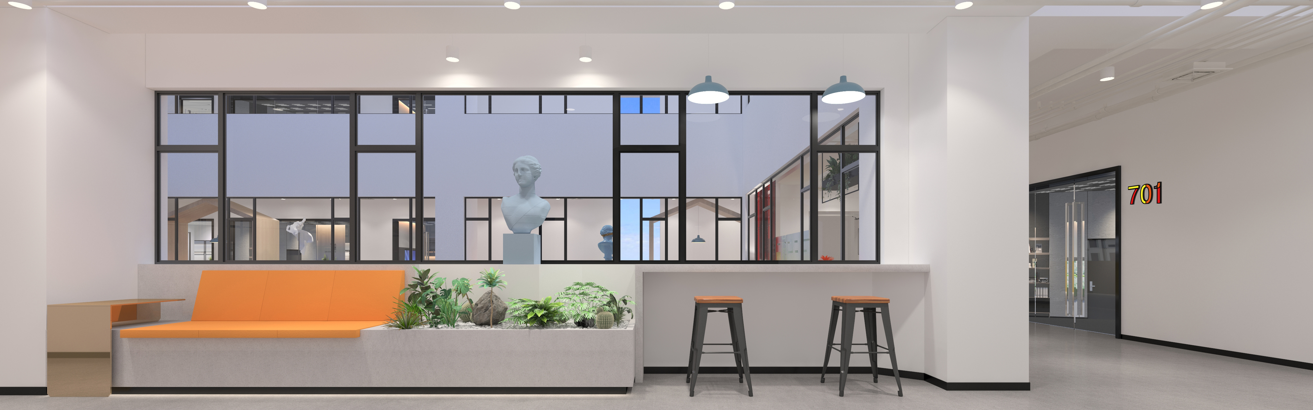 广州某艺术园区大楼公共区域升级改造-17