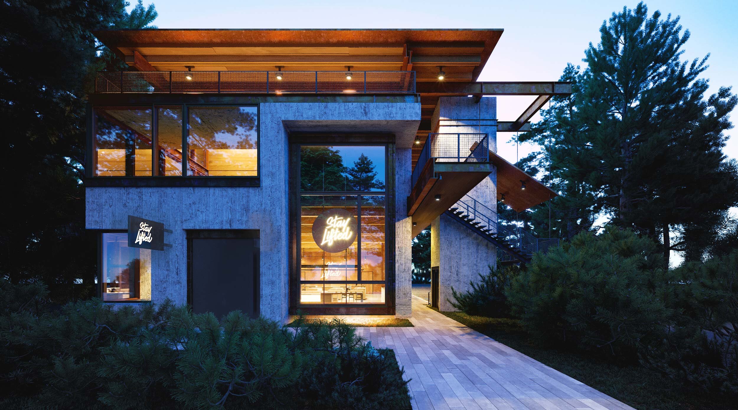 零售店，SOUTH LAKE TAHOE MIXED USE Archillusion-9