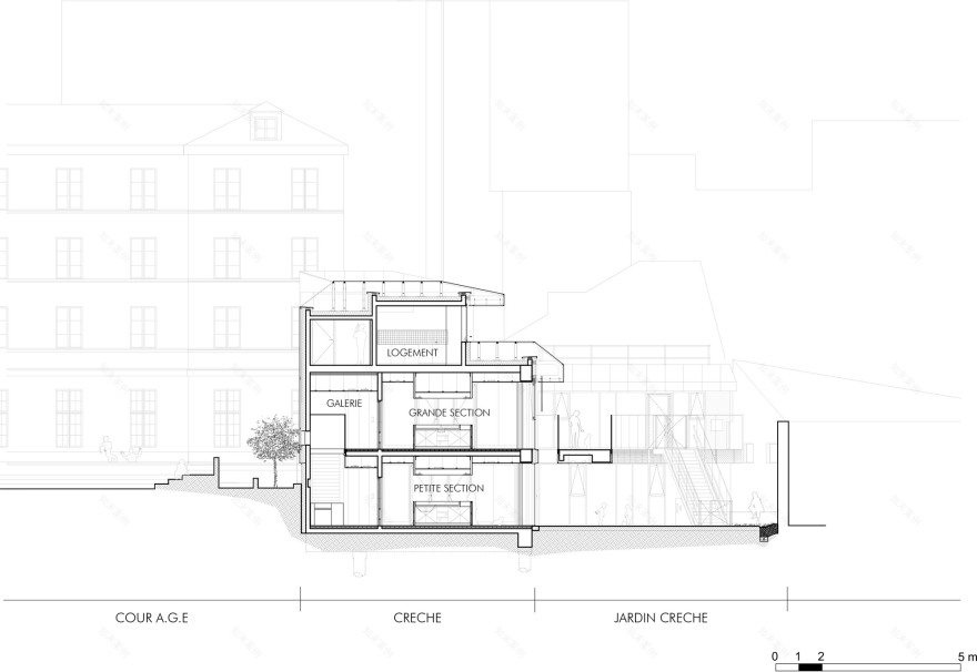 巴黎北区混合功能建筑 · 学生公寓与幼儿园-66